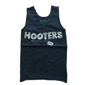 New Women’s Rare Camo Hooters Uniform Tank from Georgia Black Size Xs